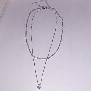 Zircon diamond chain + necklace